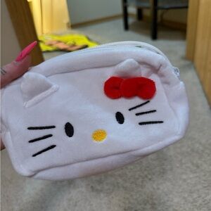 Hello Kitty White and Red cosmetic Pouch